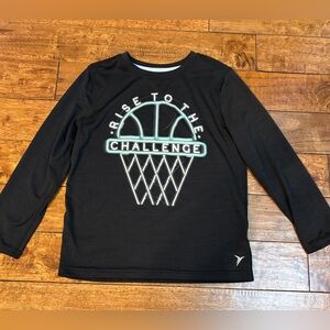 Old Navy Active Rise to the Challenge Long Sleeve Athletic Shirt, size 8